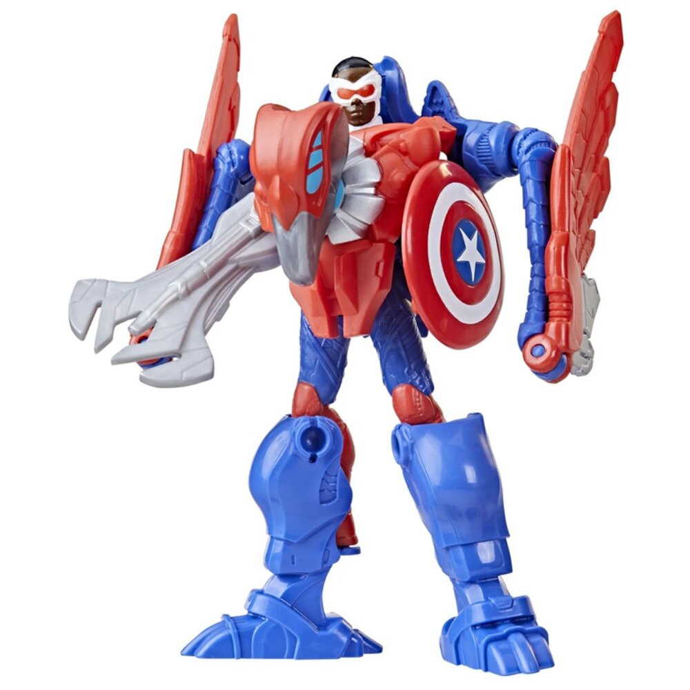Captain America & Redwing Action Figures Mechstrike Mechasaurs Marvel NEW